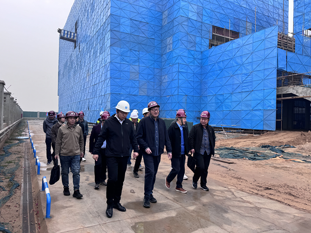 鄭州市建設投資集團有限公司黨委委員、紀委書記張煉帶隊調研六十七高項目建設